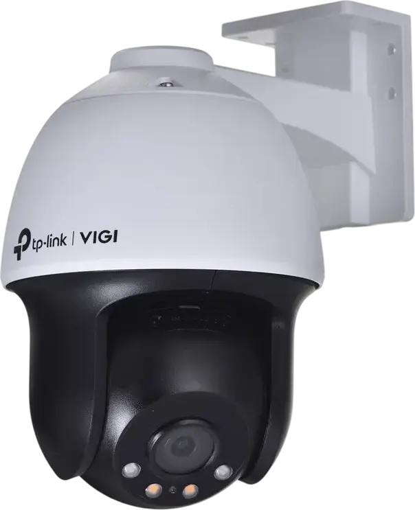 TP-Link VIGI C540 4MP IP Surveillance Camera, Pan/Tilt, 2560x1440, Night Vision 30m, IP66 Weatherproof, PoE, Two-Way Audio, Smart Detection, White