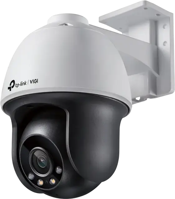 TP-Link VIGI C540 4MP IP Surveillance Camera, Pan/Tilt, 2560x1440, Night Vision 30m, IP66 Weatherproof, PoE, Two-Way Audio, Smart Detection, White
