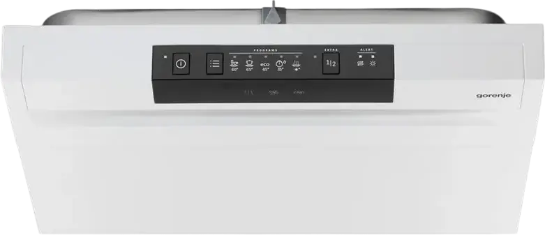 Gorenje GS520E15W Slimline Freestanding Dishwasher, 9 Place Settings, 5 Programs, AquaStop, White, 44.8 cm Width