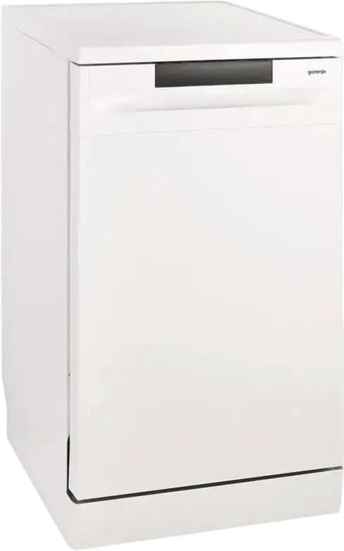 Gorenje GS520E15W Slimline Freestanding Dishwasher, 9 Place Settings, 5 Programs, AquaStop, White, 44.8 cm Width