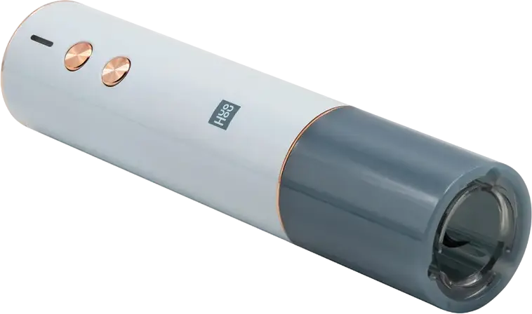 Deschizator de Vin Electric Huohou HU0122, Baterie Reincarcabila 550mAh 10W, Incarcare Micro USB, Extragere Rapida a Dopului in 6 Secunde, Albastru