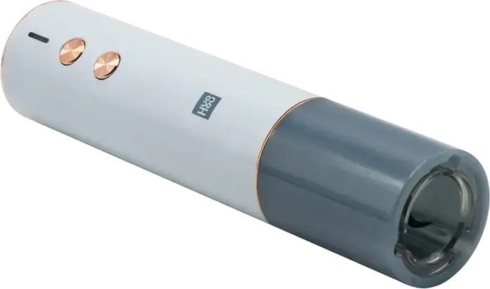 Deschizator de Vin Electric Huohou HU0122, Baterie Reincarcabila 550mAh 10W, Incarcare Micro USB, Extragere Rapida a Dopului in 6 Secunde, Albastru