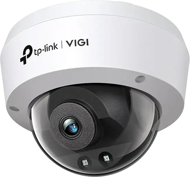 Camera Network Dome TP-Link VIGI C230 3MP IR, Distanta Focală 2.8 mm, Waterproof IP67, Vandal Proof IK10, PoE, Detectie AI Persoane si Vehicule, Microfon Incorporat, H.265+