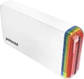 Polaroid Hi-Print 2x3 Generation 2 Pocket Photo Printer, Dye Sublimation 4PASS, Bluetooth, 54x86mm Adhesive Photo Paper, White, Recycled Materials