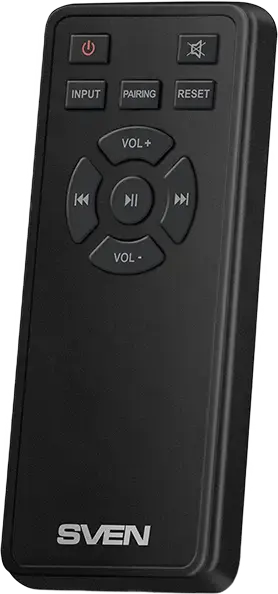 SVEN MC-30 2.0 Multimedia Speaker System, 200W RMS, Bi-Amping Class D DSP Amplifier, Bluetooth, Optical, RCA, MDF Wood Case, Black