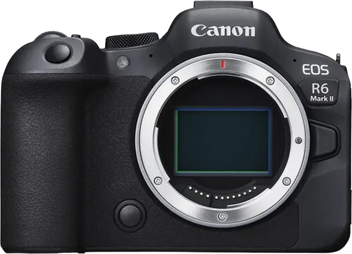 Canon EOS R6 Mark II Full-frame Mirrorless Digital Camera Body, 24.2 MP CMOS Sensor, DIGIC X Processor, 4K 60p Video, Dual Pixel CMOS AF II, RF Mount