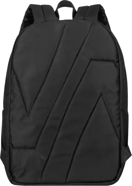 RivaCase Komodo 8065 Laptop Bag, Black, for 15.6 inch Laptops and 10.1 inch Tablets, Water-Resistant Polyester, Vertical Load Compartment, Shoulder Strap