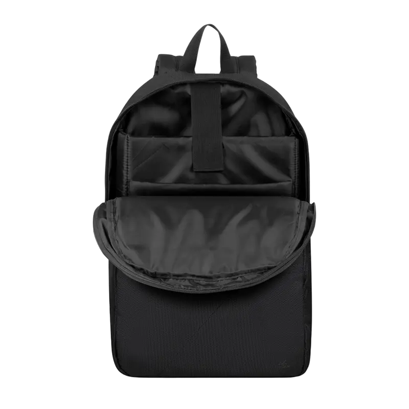 RivaCase Komodo 8065 Laptop Bag, Black, for 15.6 inch Laptops and 10.1 inch Tablets, Water-Resistant Polyester, Vertical Load Compartment, Shoulder Strap