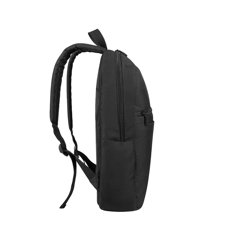 RivaCase Komodo 8065 Laptop Bag, Black, for 15.6 inch Laptops and 10.1 inch Tablets, Water-Resistant Polyester, Vertical Load Compartment, Shoulder Strap
