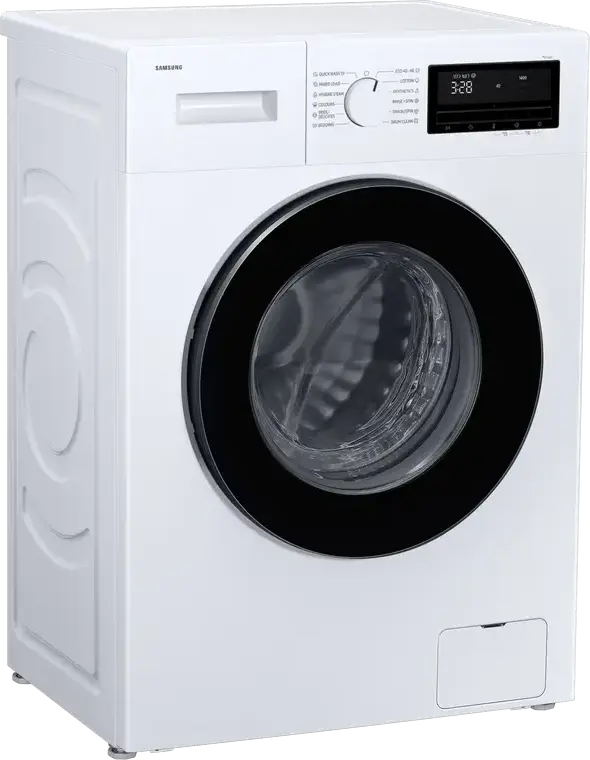 Masina de spalat rufe cu incarcare frontala Samsung WW70FG3M05AWLF, Capacitate 7kg, 1400 RPM, Motor Digital Inverter, Hygiene Steam, Alb/Negru