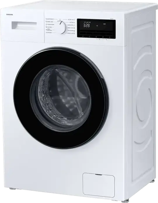Masina de spalat rufe cu incarcare frontala Samsung WW70FG3M05AWLF, Capacitate 7kg, 1400 RPM, Motor Digital Inverter, Hygiene Steam, Alb/Negru