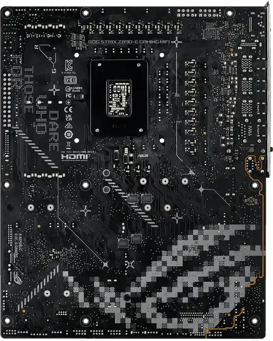 Материнская плата ASUS ROG STRIX Z890-E GAMING WIFI LGA1851 Intel Z890 ATX DDR5 9200+ MT/s PCIe 5.0 Wi-Fi 7 Bluetooth 5.4 7x M.2 Thunderbolt 4