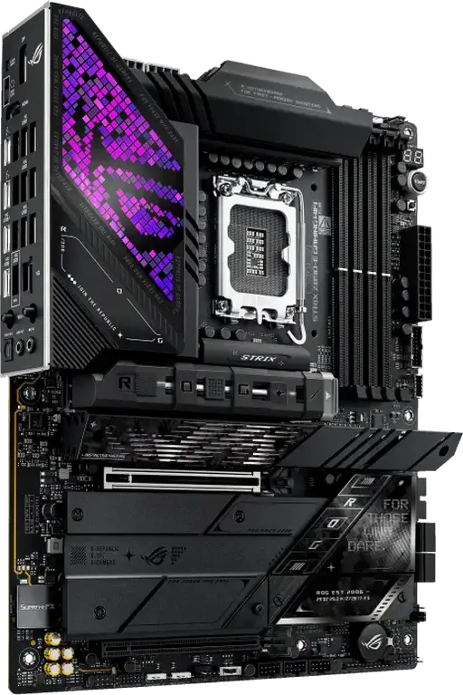 Материнская плата ASUS ROG STRIX Z890-E GAMING WIFI LGA1851 Intel Z890 ATX DDR5 9200+ MT/s PCIe 5.0 Wi-Fi 7 Bluetooth 5.4 7x M.2 Thunderbolt 4