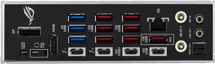 Материнская плата ASUS ROG STRIX Z890-E GAMING WIFI LGA1851 Intel Z890 ATX DDR5 9200+ MT/s PCIe 5.0 Wi-Fi 7 Bluetooth 5.4 7x M.2 Thunderbolt 4