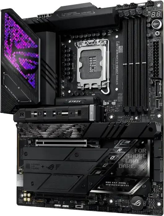 Материнская плата ASUS ROG STRIX Z890-E GAMING WIFI LGA1851 Intel Z890 ATX DDR5 9200+ MT/s PCIe 5.0 Wi-Fi 7 Bluetooth 5.4 7x M.2 Thunderbolt 4