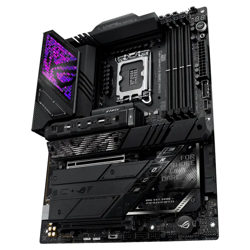 Материнская плата ASUS ROG STRIX Z890-E GAMING WIFI LGA1851 Intel Z890 ATX DDR5 9200+ MT/s PCIe 5.0 Wi-Fi 7 Bluetooth 5.4 7x M.2 Thunderbolt 4