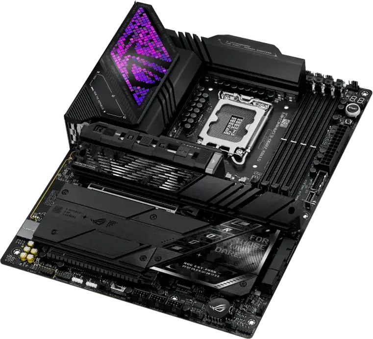 Материнская плата ASUS ROG STRIX Z890-E GAMING WIFI LGA1851 Intel Z890 ATX DDR5 9200+ MT/s PCIe 5.0 Wi-Fi 7 Bluetooth 5.4 7x M.2 Thunderbolt 4