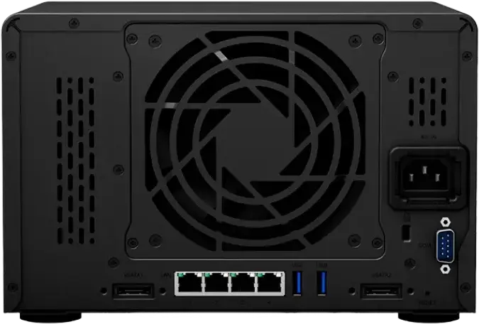Synology DVA3221 Deep Learning NVR NAS, Intel Atom C3538 2.1GHz, 8GB DDR4, NVIDIA GeForce GTX 1650 GPU, 4-Bay, 32 IP Camera Support, Black