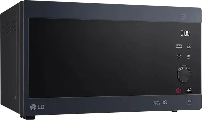 Микроволновая печь с грилем LG NeoChef MH6565CPS, 25 л, 1000 Вт Smart Inverter, электрогриль 900 Вт, антибактериальное покрытие EasyClean, черный