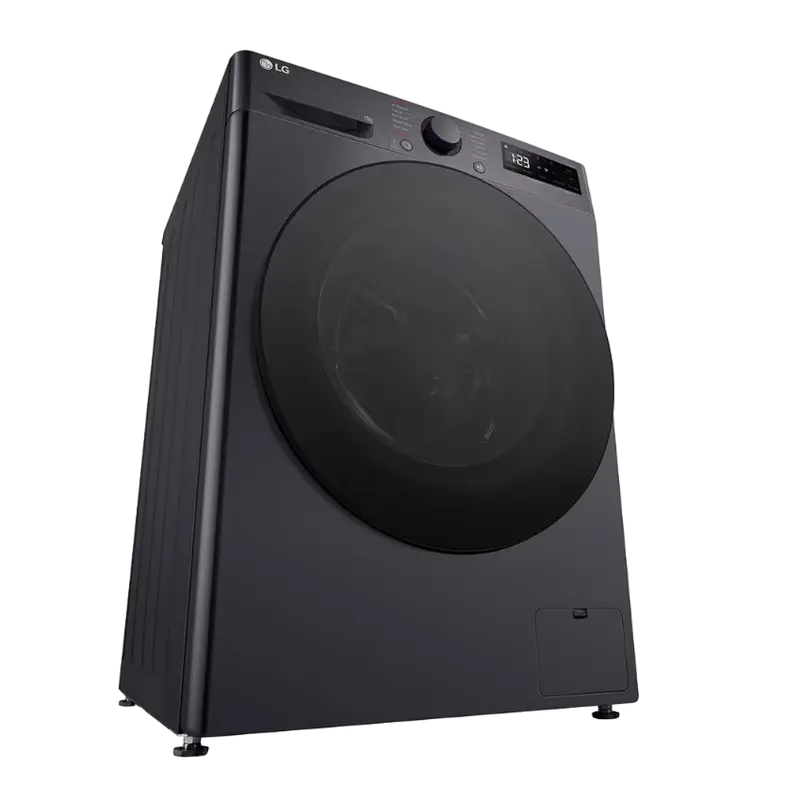 Masina de spalat rufe cu incarcare frontala LG F4WR511S2M, 11kg, AI Direct Drive, TurboWash 360, Steam Allergy Care, 1400 rpm, Clasa Energetica A, Negru