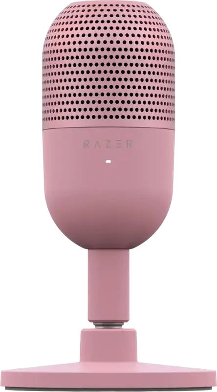 Конденсаторный микрофон Razer Seiren V3 Mini Quartz Pink, суперкардиоида, 96 кГц/24 бит, сенсор отключения звука Tap-to-Mute, USB Type-C RZ19-05050200-R3M1