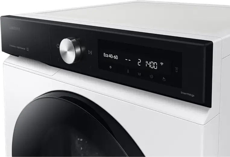 Masina de spalat rufe cu incarcare frontala Samsung WW11FB7B94GEUA, 11 kg, Clasa Energetica A, 1400 rpm, ecobubble, SpaceMax, SmartThings Wi-Fi, Alb/Negru