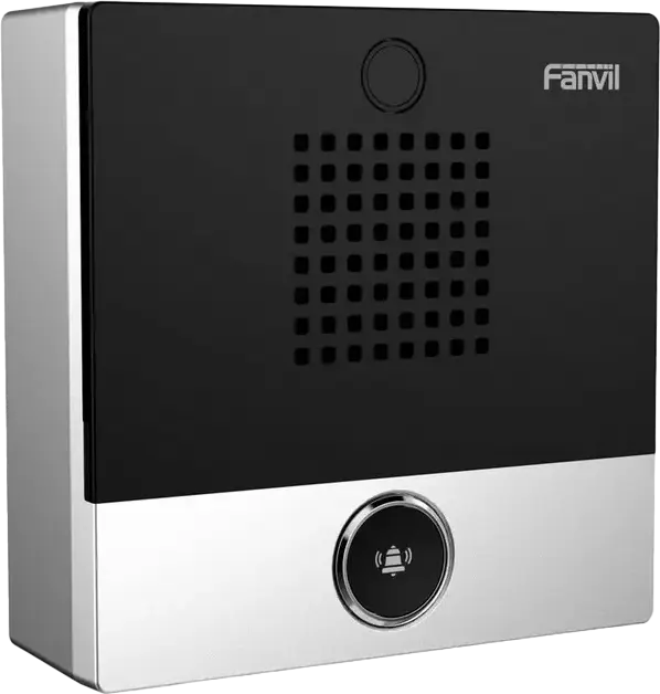 Intercom SIP Mini Fanvil i10S, 2 Linii SIP, PoE, Protectie IP54 Impermeabil si Rezistent la Praf, Metal si Plastic, Gri, Montare pe Perete, Control Acces