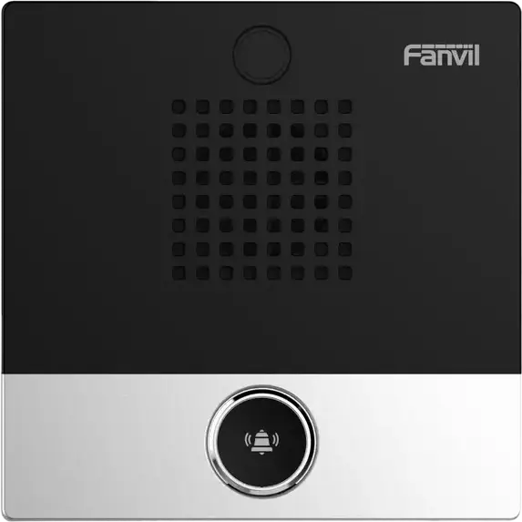 Intercom SIP Mini Fanvil i10S, 2 Linii SIP, PoE, Protectie IP54 Impermeabil si Rezistent la Praf, Metal si Plastic, Gri, Montare pe Perete, Control Acces