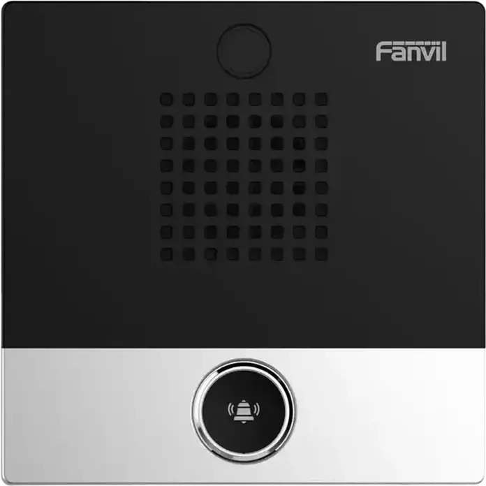 Intercom SIP Mini Fanvil i10S, 2 Linii SIP, PoE, Protectie IP54 Impermeabil si Rezistent la Praf, Metal si Plastic, Gri, Montare pe Perete, Control Acces