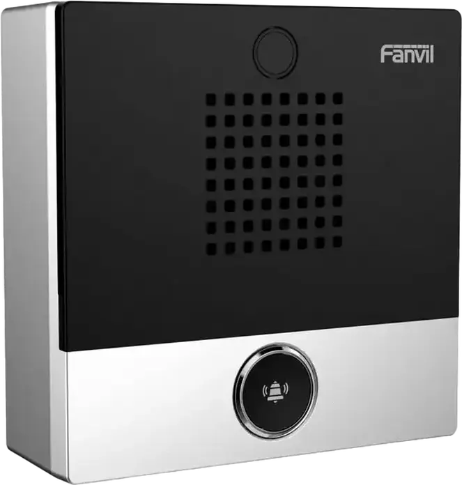 Intercom SIP Mini Fanvil i10S, 2 Linii SIP, PoE, Protectie IP54 Impermeabil si Rezistent la Praf, Metal si Plastic, Gri, Montare pe Perete, Control Acces