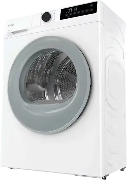 Candy GDS 7N2G-S ProDry 300 Uscator Rufe cu Pompa de Caldura, Capacitate 7 kg, Clasa Energetica D, Alb/Gri, 16 Programe, AI Smart Move, Display LED, 59.5x54.1x85 cm