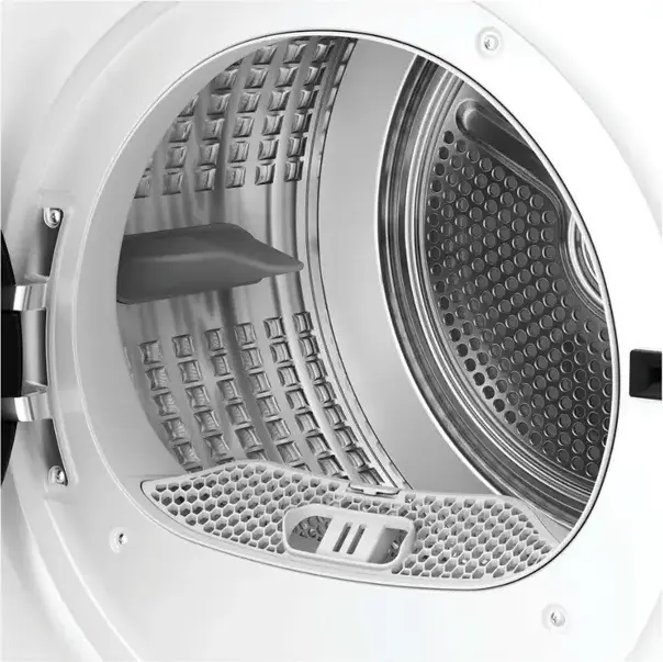 Candy GDS 7N2G-S ProDry 300 Uscator Rufe cu Pompa de Caldura, Capacitate 7 kg, Clasa Energetica D, Alb/Gri, 16 Programe, AI Smart Move, Display LED, 59.5x54.1x85 cm