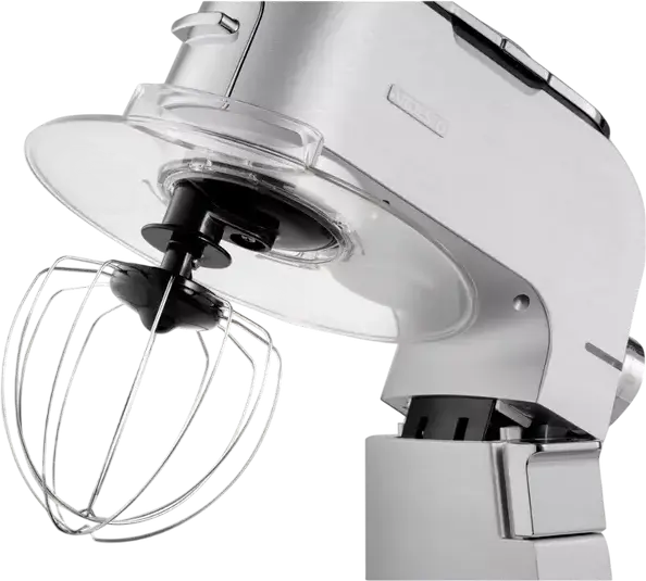 Ardesto KMCH-K1500SS Kitchen Machine, 1500W, 6L Stainless Steel Bowl, 1.5L Blender, 6 Speeds + Pulse, Aluminium Housing, Silver with Meat Grinder and Attachments