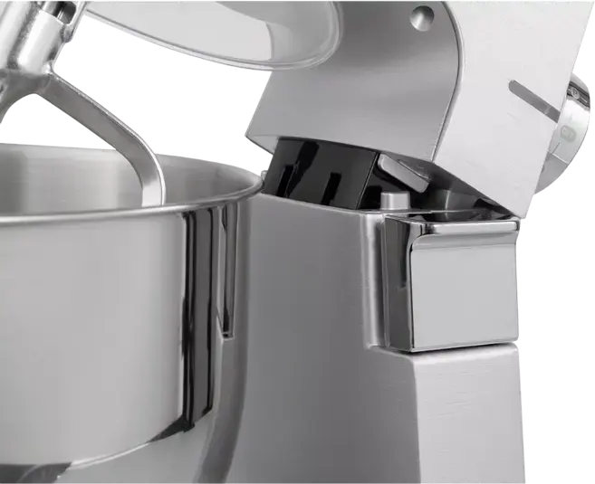 Ardesto KMCH-K1500SS Kitchen Machine, 1500W, 6L Stainless Steel Bowl, 1.5L Blender, 6 Speeds + Pulse, Aluminium Housing, Silver with Meat Grinder and Attachments