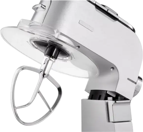 Ardesto KMCH-K1500SS Kitchen Machine, 1500W, 6L Stainless Steel Bowl, 1.5L Blender, 6 Speeds + Pulse, Aluminium Housing, Silver with Meat Grinder and Attachments