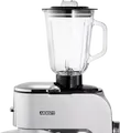 Ardesto KMCH-K1500SS Kitchen Machine, 1500W, 6L Stainless Steel Bowl, 1.5L Blender, 6 Speeds + Pulse, Aluminium Housing, Silver with Meat Grinder and Attachments