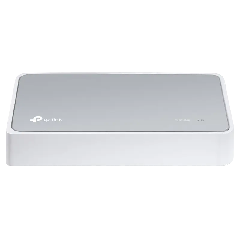 TP-Link TL-SF1008D 8-Port 10/100Mbps Desktop Switch, Green Ethernet Energy Efficient, Auto-MDI/MDIX, Plug and Play, ABS Plastic, White