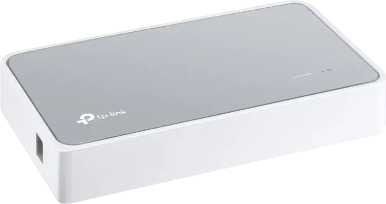 TP-Link TL-SF1008D 8-Port 10/100Mbps Desktop Switch, Green Ethernet Energy Efficient, Auto-MDI/MDIX, Plug and Play, ABS Plastic, White