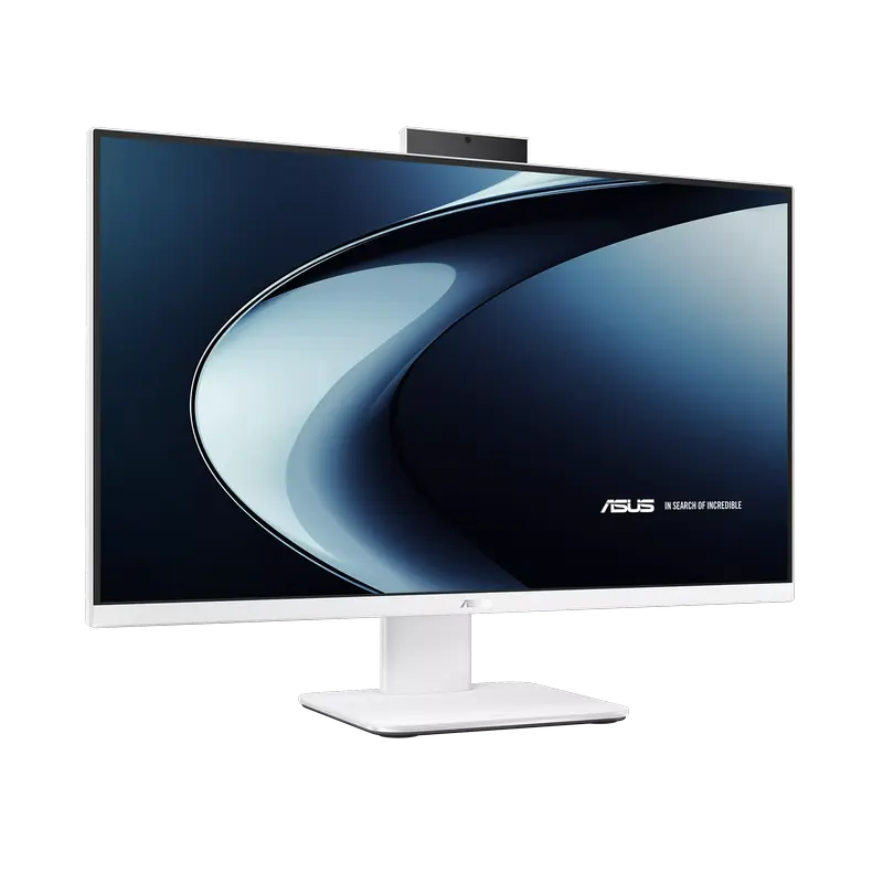 ASUS V600 AiO VM670KA 27" FHD IPS All-in-One PC, AMD Ryzen AI 7 350, 32GB DDR5, 1TB NVMe SSD, Radeon 860M, Wi-Fi 7, 5MP IR Camera, White