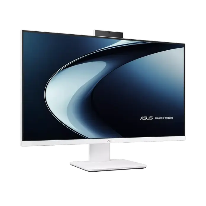 ASUS V600 AiO VM670KA 27" FHD IPS All-in-One PC, AMD Ryzen AI 7 350, 32GB DDR5, 1TB NVMe SSD, Radeon 860M, Wi-Fi 7, 5MP IR Camera, White