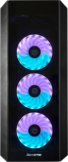 Корпус Midi-Tower Chieftec SCORPION III GL-03B-UC-OP, черный, закаленное стекло, 4 A-RGB вентилятора 120мм, ATX/Micro-ATX/Mini-ITX, USB-C 3.2 Gen 2x2