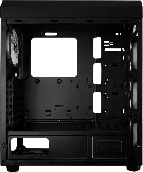 Корпус Midi-Tower Chieftec SCORPION III GL-03B-UC-OP, черный, закаленное стекло, 4 A-RGB вентилятора 120мм, ATX/Micro-ATX/Mini-ITX, USB-C 3.2 Gen 2x2