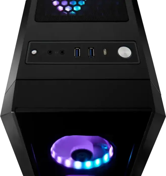 Корпус Midi-Tower Chieftec SCORPION III GL-03B-UC-OP, черный, закаленное стекло, 4 A-RGB вентилятора 120мм, ATX/Micro-ATX/Mini-ITX, USB-C 3.2 Gen 2x2