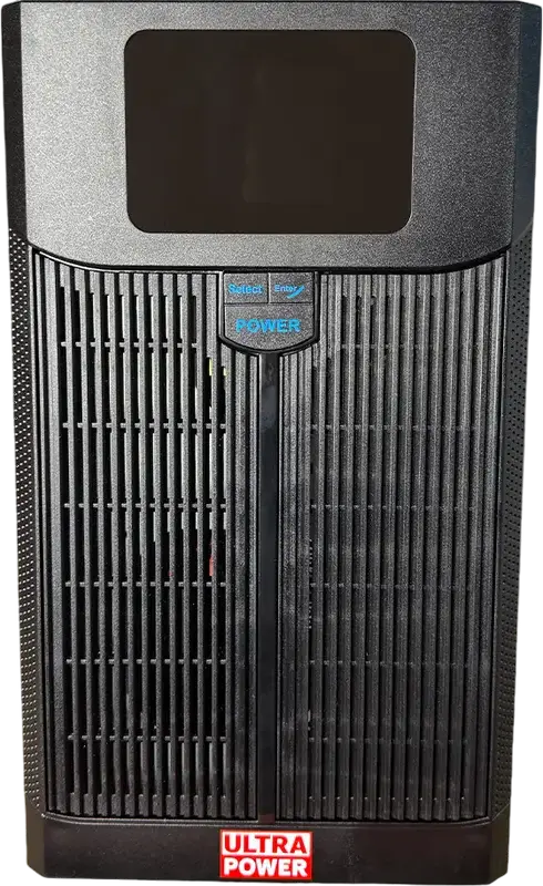 Ultra Power EL-3K UPS 3000VA/2100W Pure Sine Wave Uninterruptible Power Supply, LCD Display, 3 Schuko Outlets, Tower Form Factor
