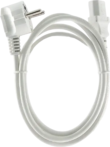Cablu Alimentare Cablexpert PC-186W-VDE, 1.8m, Alb, IEC-320 C13 la Schuko, 10A, 0.75mm2, Certificare VDE