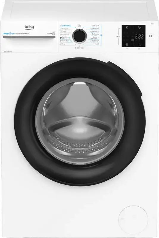 Mașină de spălat Beko BM3WFSU38413WB, 8kg, Alb