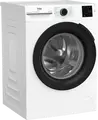Masina de spalat rufe cu incarcare frontala Beko BM3WFSU38413WB, 8kg, 1400 rpm, Clasa Energetica A, Motor ProSmart Inverter, SteamCure, AddXtra, Alb/Negru