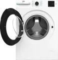 Masina de spalat rufe cu incarcare frontala Beko BM3WFSU38413WB, 8kg, 1400 rpm, Clasa Energetica A, Motor ProSmart Inverter, SteamCure, AddXtra, Alb/Negru