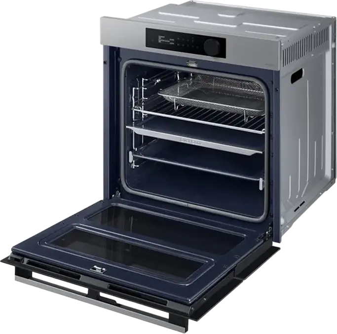 Cuptor Electric Incorporabil Samsung NV7B5745TAS, Capacitate 76L, Clasa Energetica A+, SmartThings, Curatare Catalitica, Interior Ceramic, Otel Inox