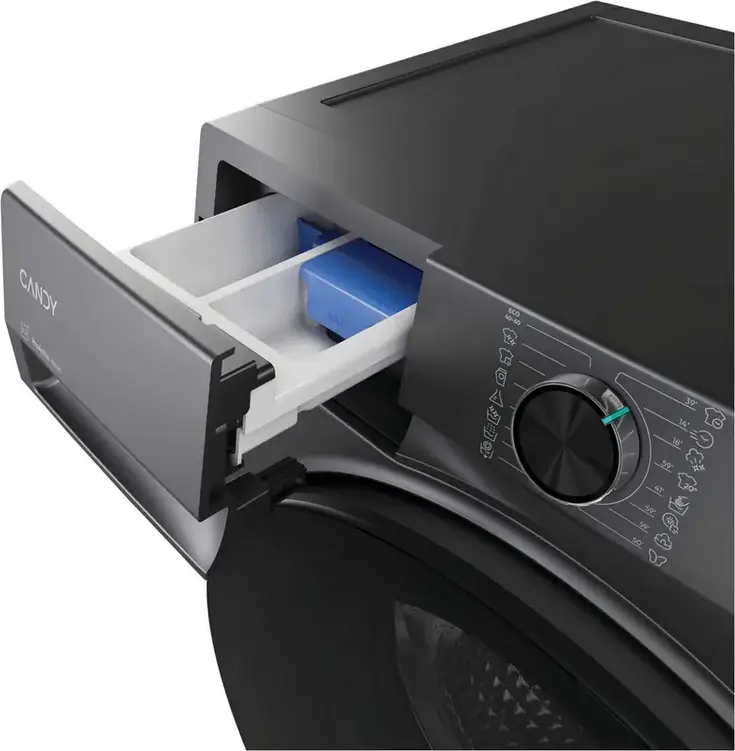 Masina de spalat rufe Candy BP 49SBL8G-S ProWash 550 cu incarcare frontala, 9kg, 1400 RPM, Clasa Energetica A, Motor Speed Drive Inverter, Wi-Fi, Gri